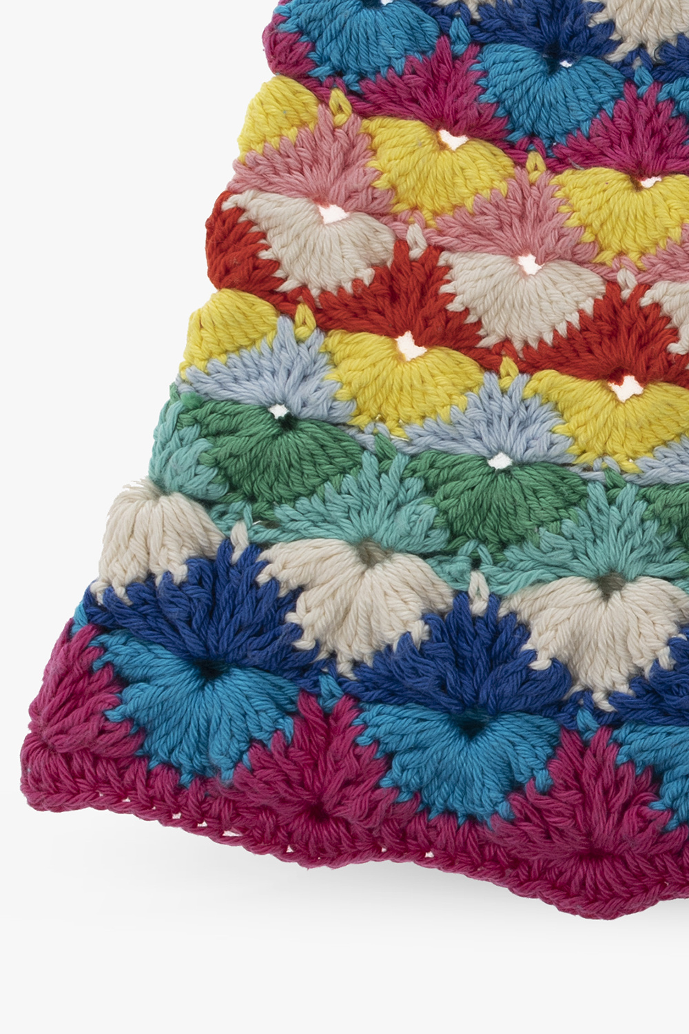 Alanui Over The Rainbow Knitted Hat In Multicolor