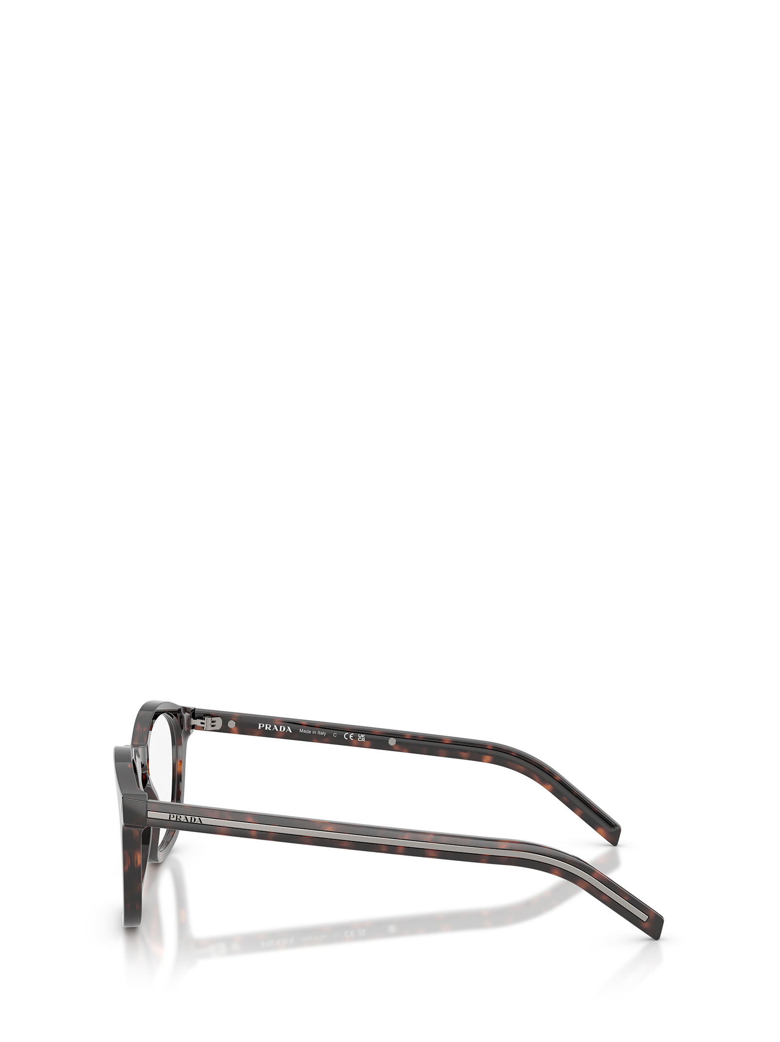 Prada Full-frame Plain Mirror In Brown