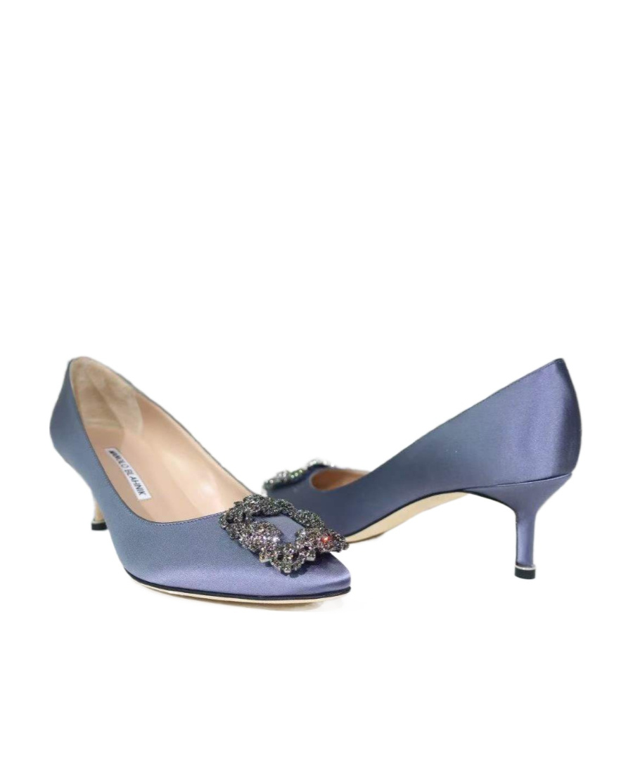 MANOLO BLAHNIK LOGO HIGH HEELS