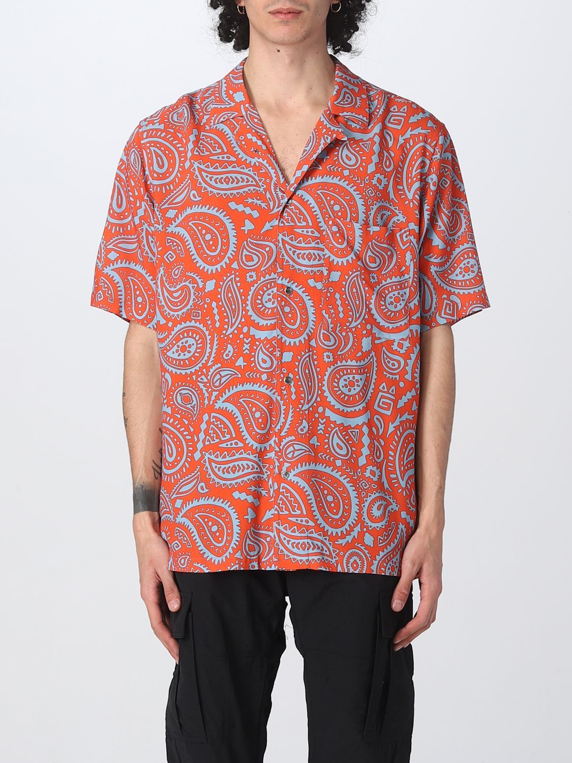 Marcelo Burlon County Of Milan Marcelo Burlon Paisley Hawaii Shirt In Multicolor