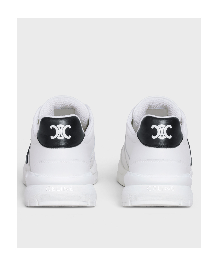 Celine Runner Cr-02 Straps Low-top Casual Sneakers In White