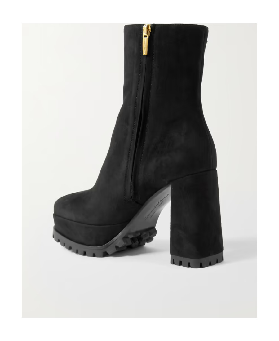 Gianvito Rossi 70 Waterproof Platform And Ankle Short Boots In Black