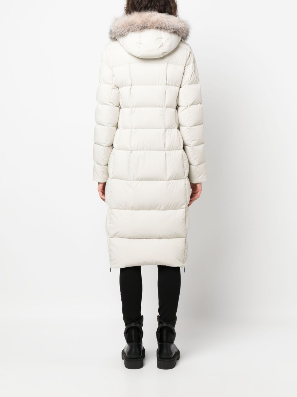 Moorer Zagarakn Padded Coat In White