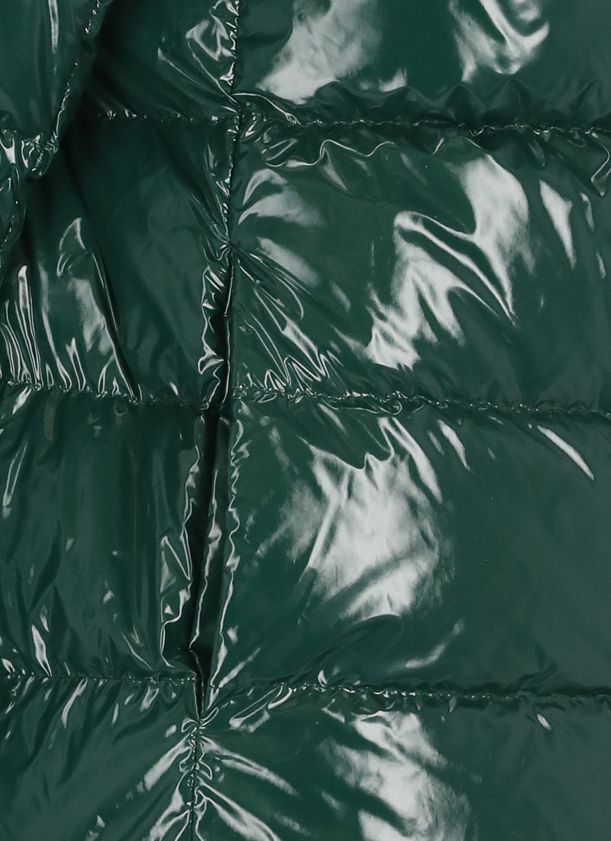Herno Glossy Padded Down Jacket In Green