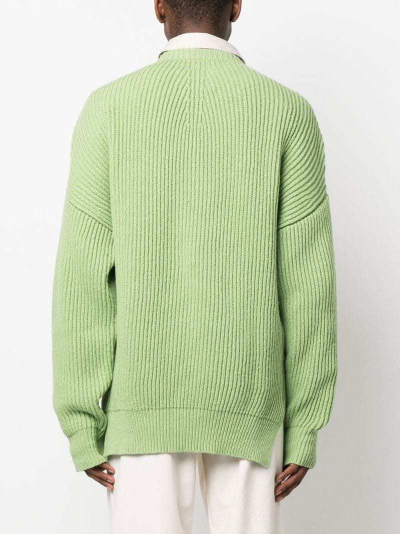 Jil Sander Green Sweater In Green