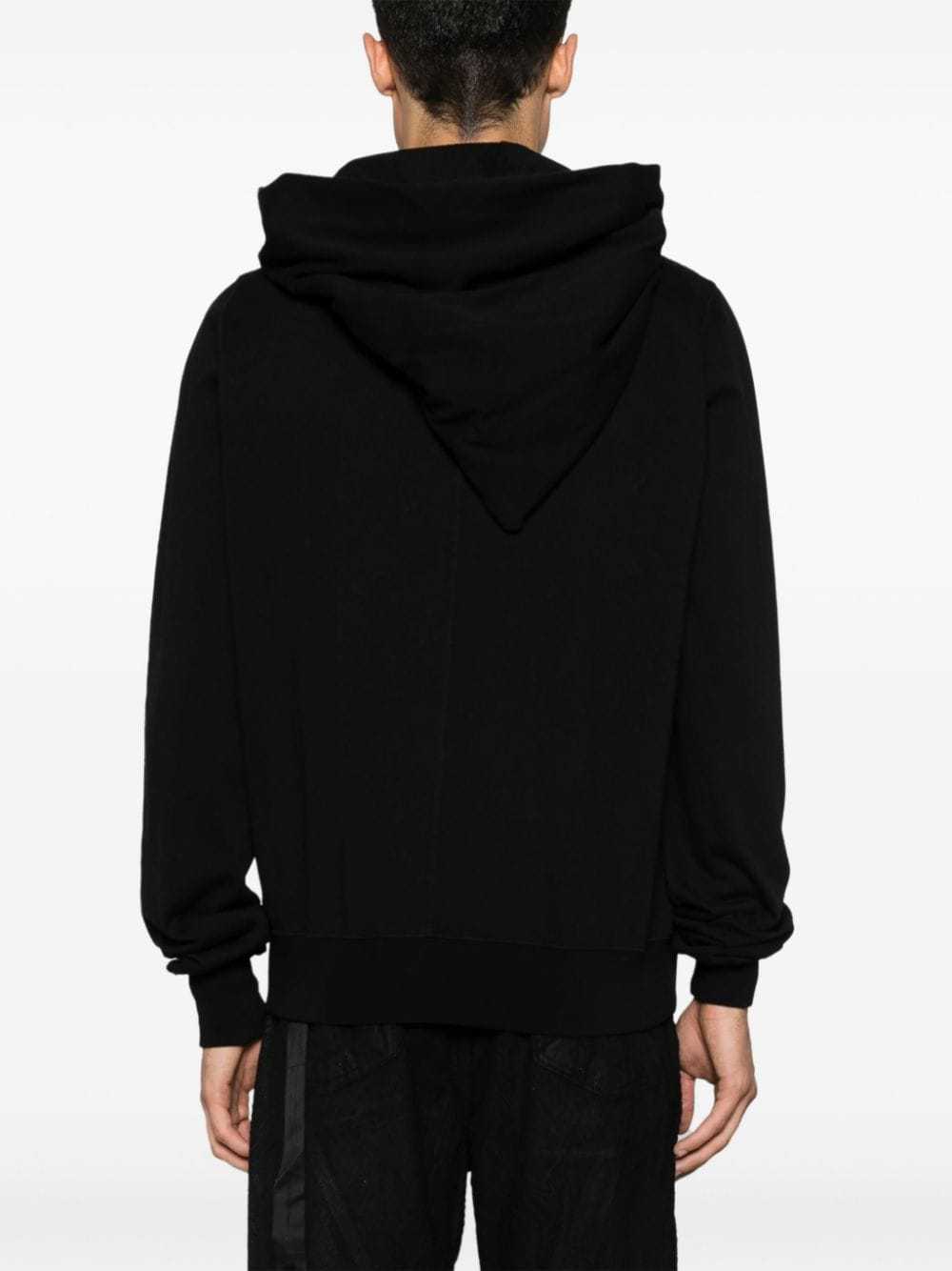 Rick Owens Drkshdw Mens Black Jumbo Gimp Relaxed-fit Cotton-jersey Hoody In Black
