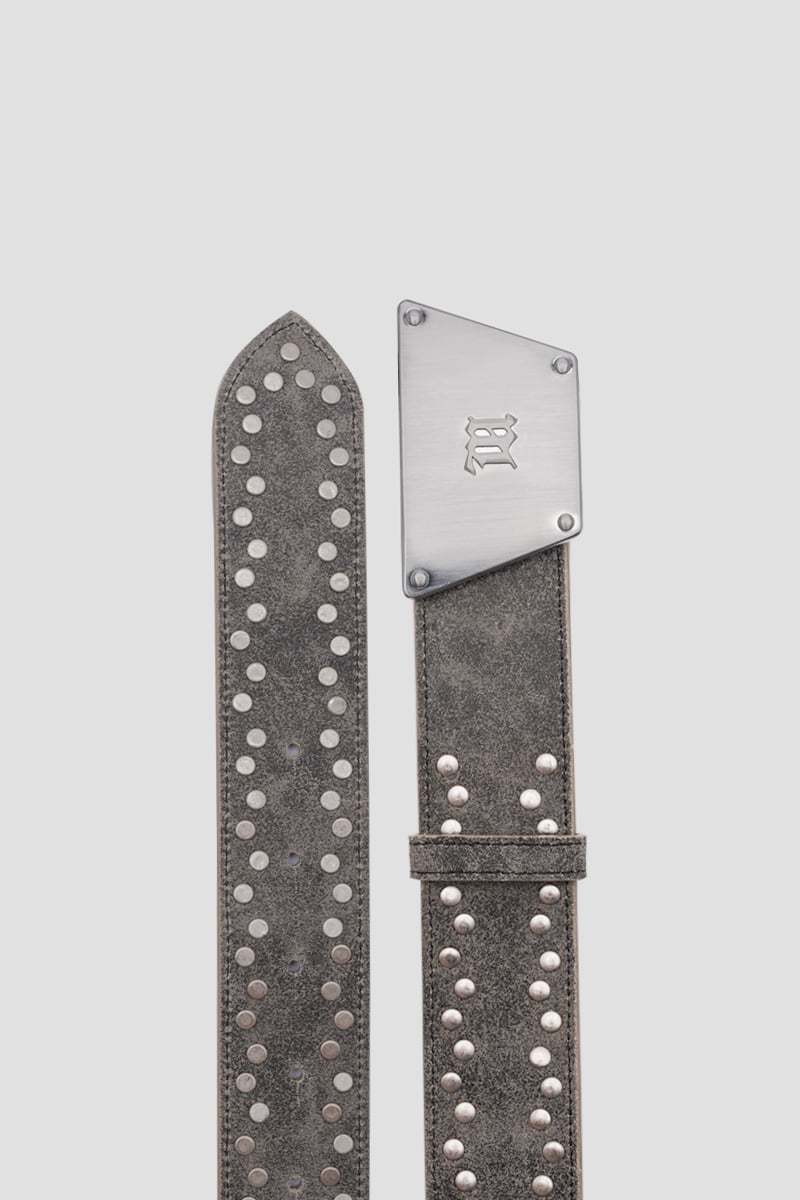 Misbhv Buckled Belt In Gray