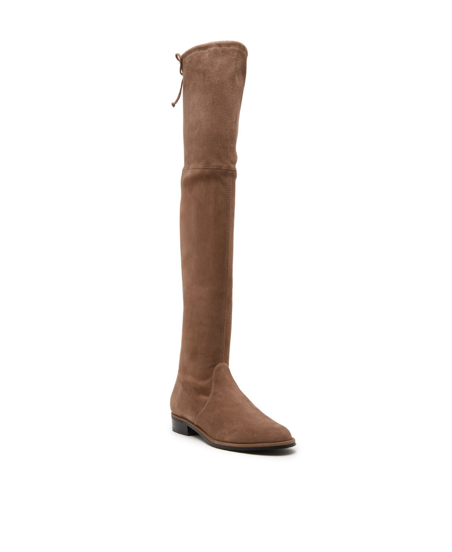 Stuart Weitzman Lowland Thigh-high Boots In Brown