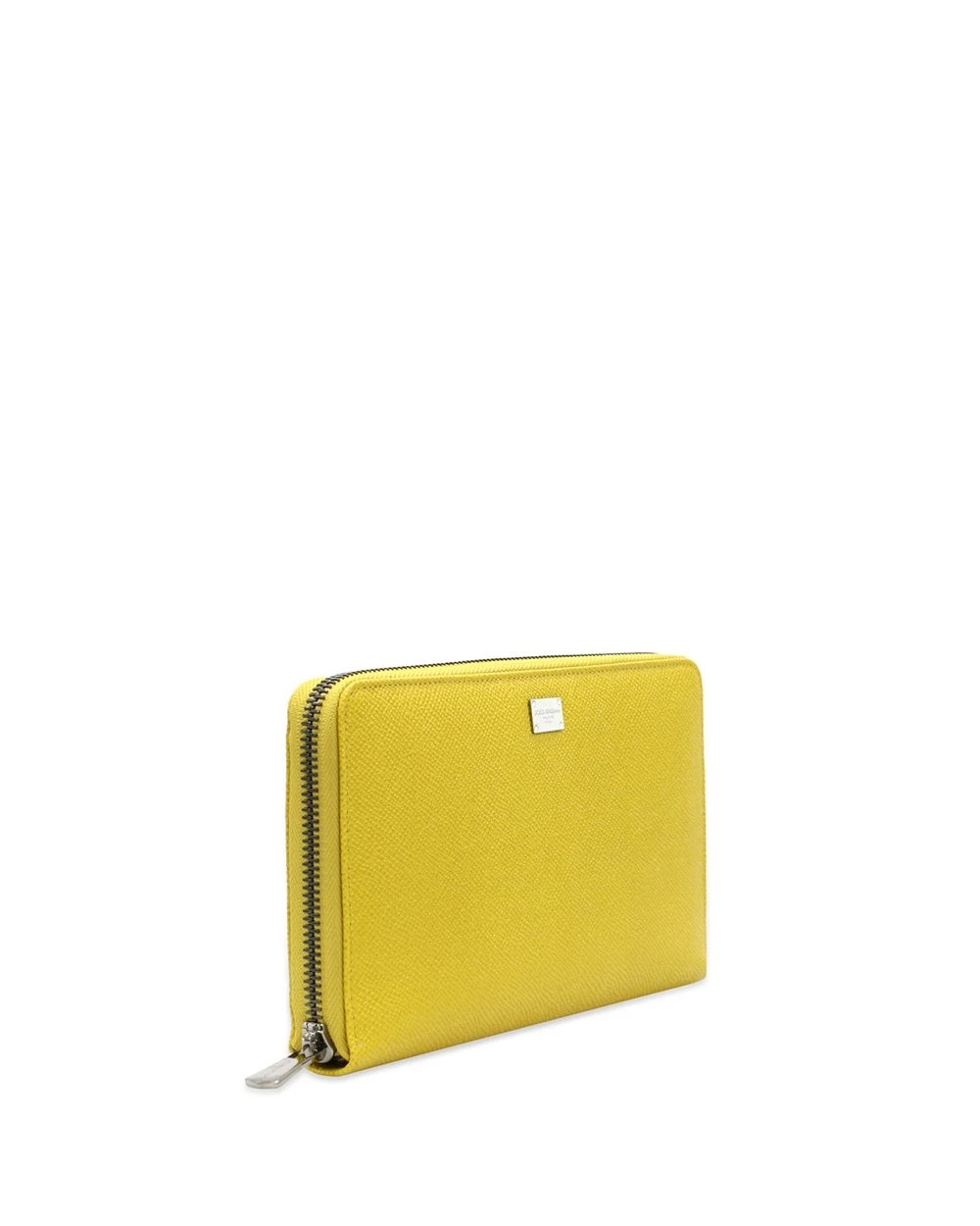 Dolce & Gabbana Logo Details Wallet In Yellow