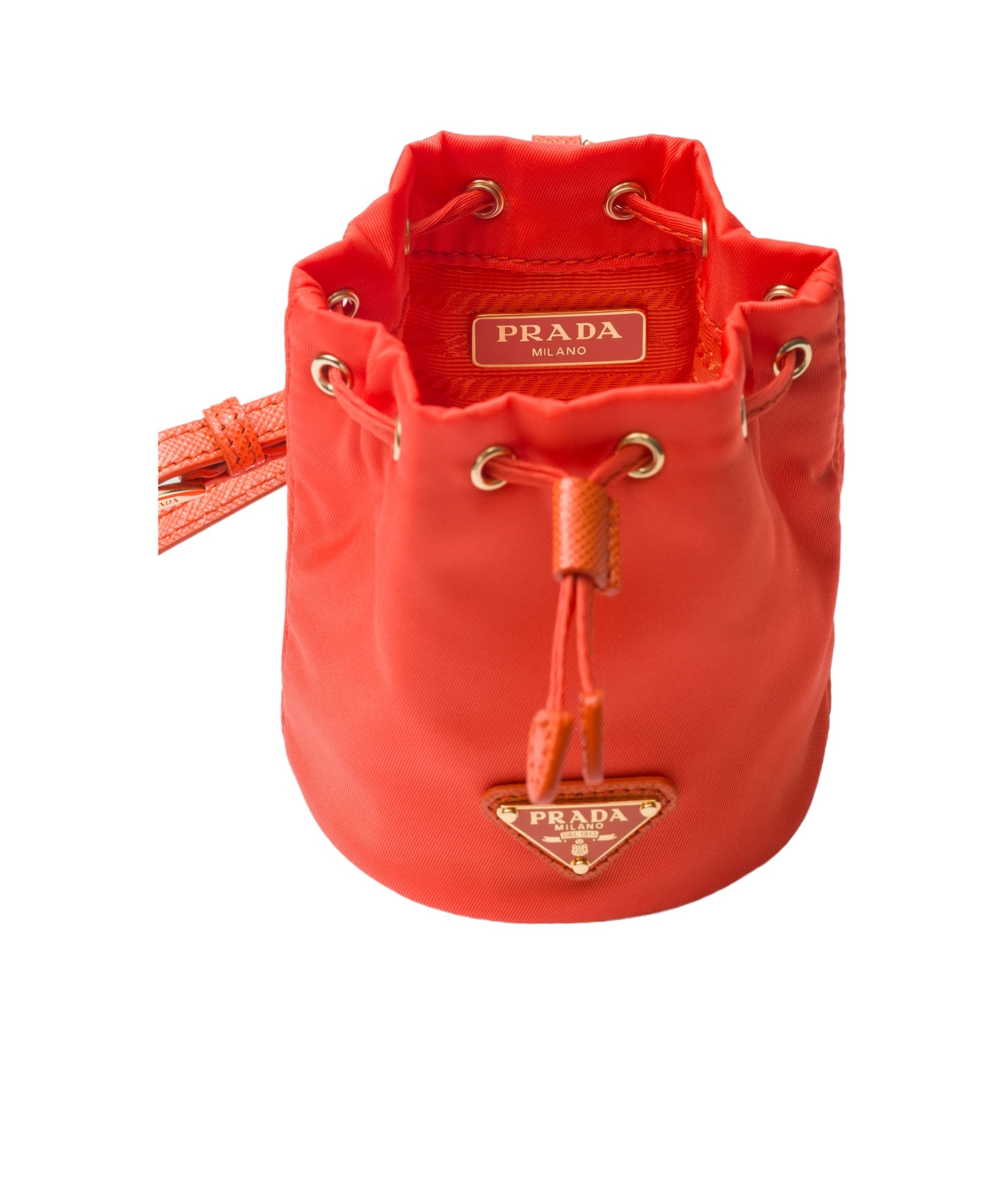 Prada Re-edition 1978 Logo Mini Bag In Red