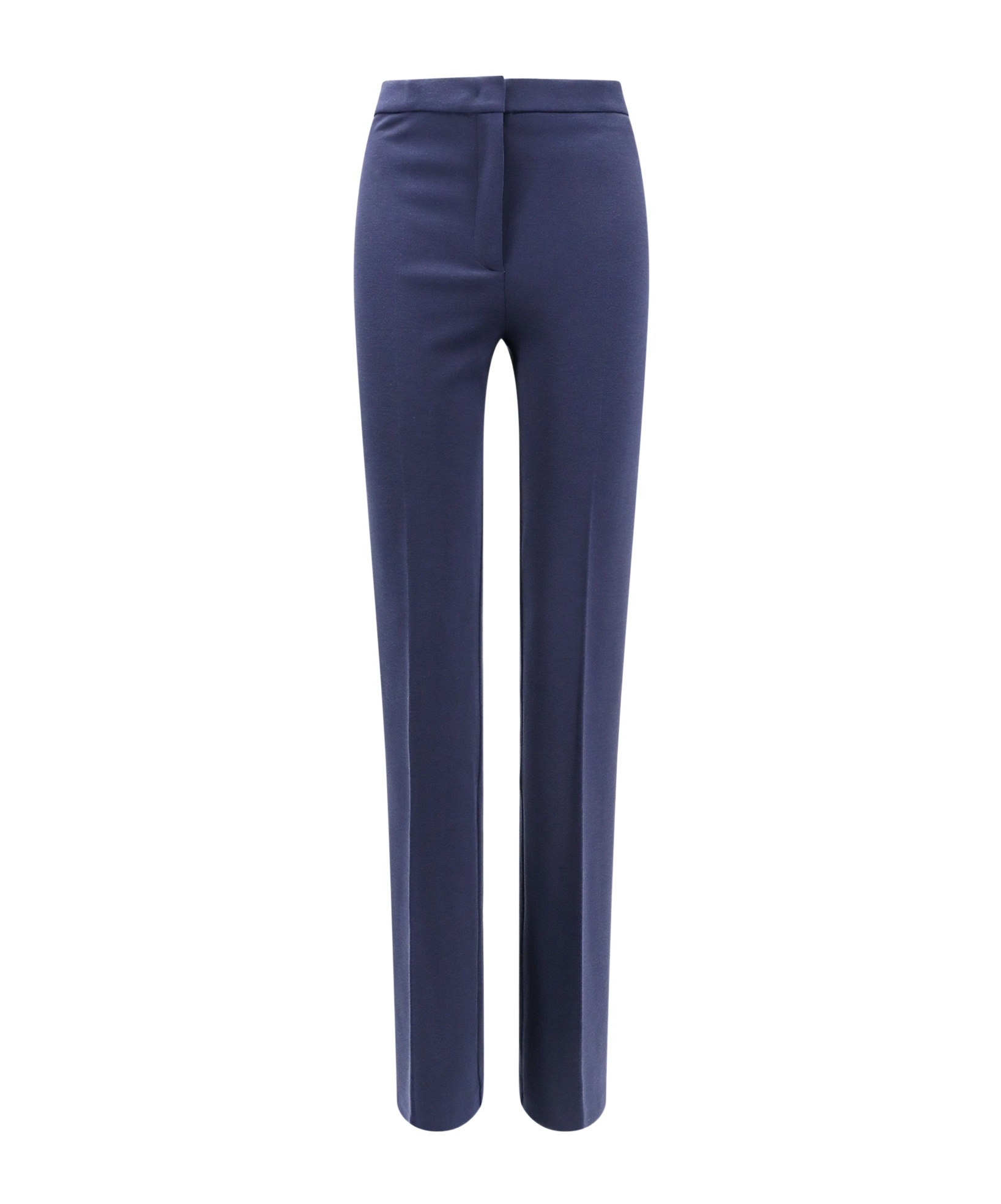 Pinko Flared Trousers With Frontal Pinces And Belt Loops In Blue