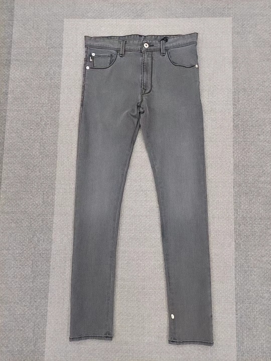 Moschino Belt-loop Jeans In Gray