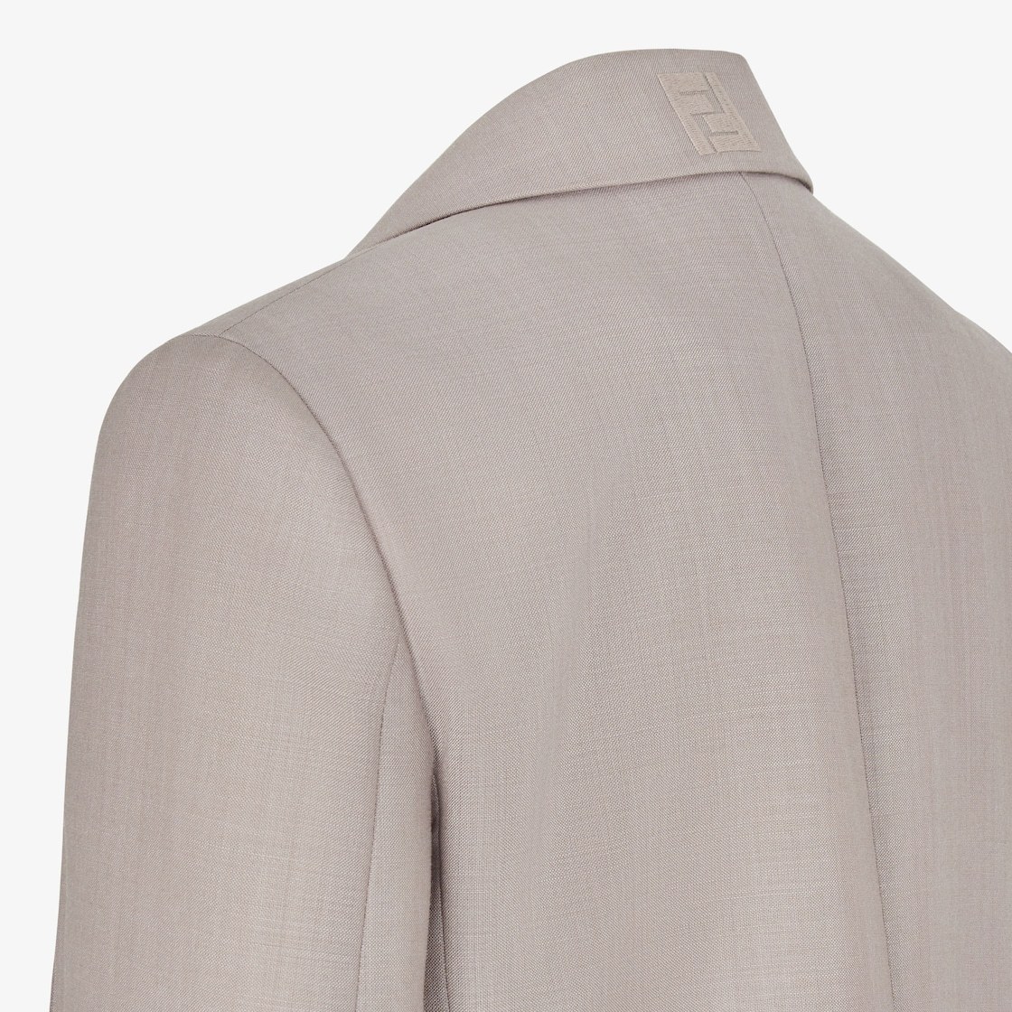 Fendi Deconstructed Tailored Jacket In Gray