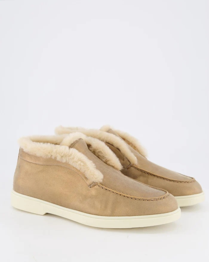 Santoni Round Toe Ankle Boots