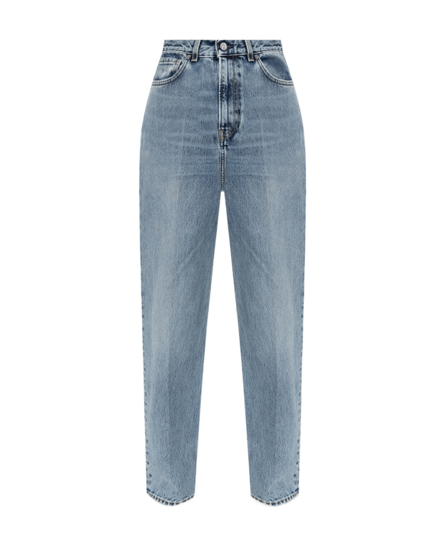Totême Straight Jeans In Gray
