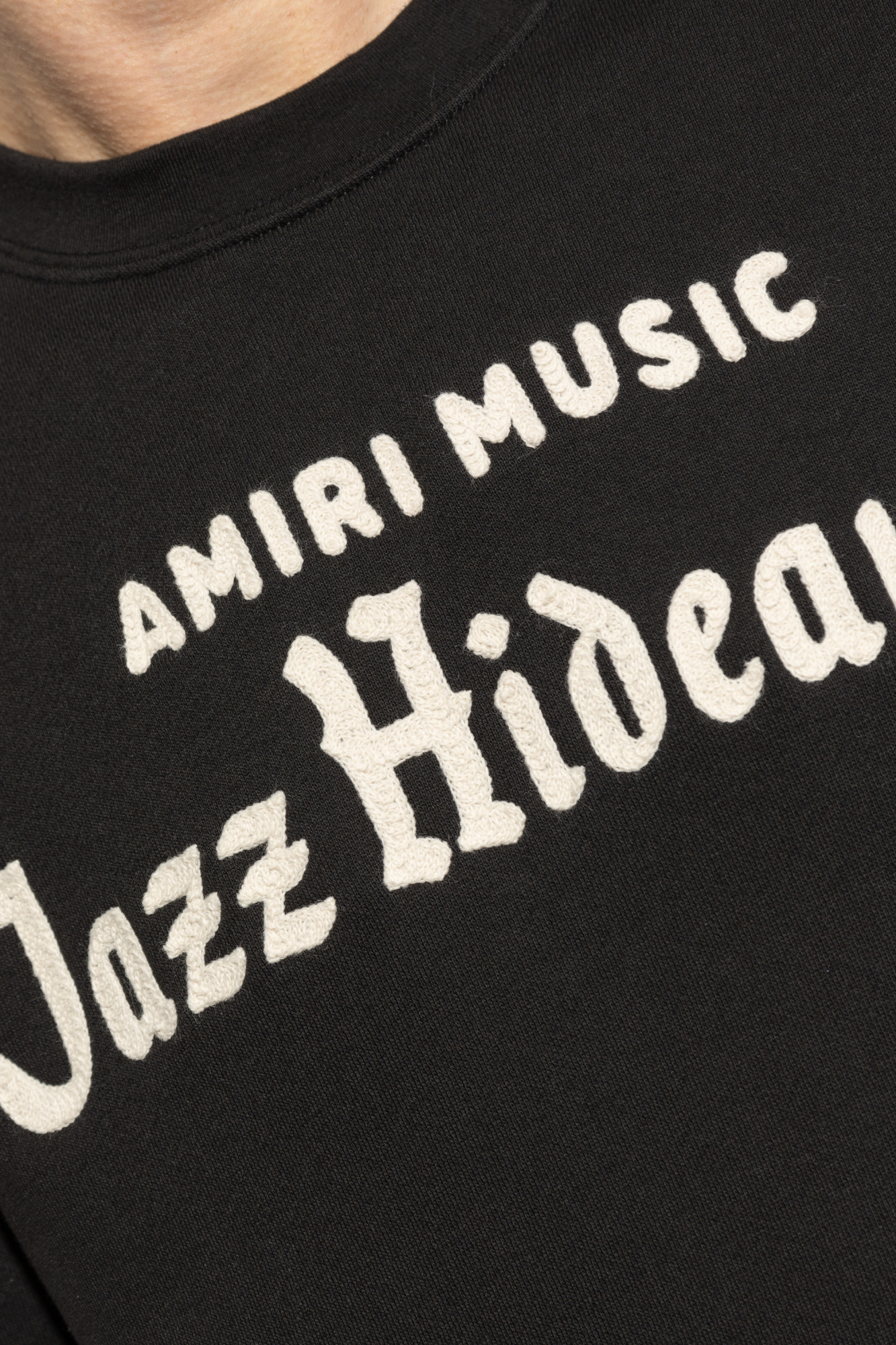 Amiri Jazz Hideaway Sweatshirt In Black