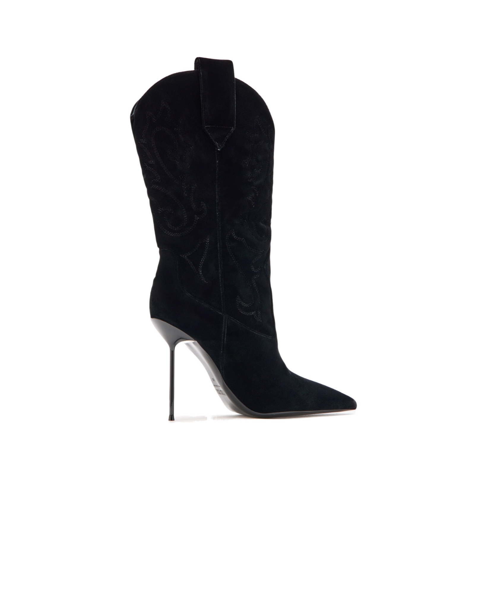 Paris Texas Lidia Heeled Ankle Boots In Black
