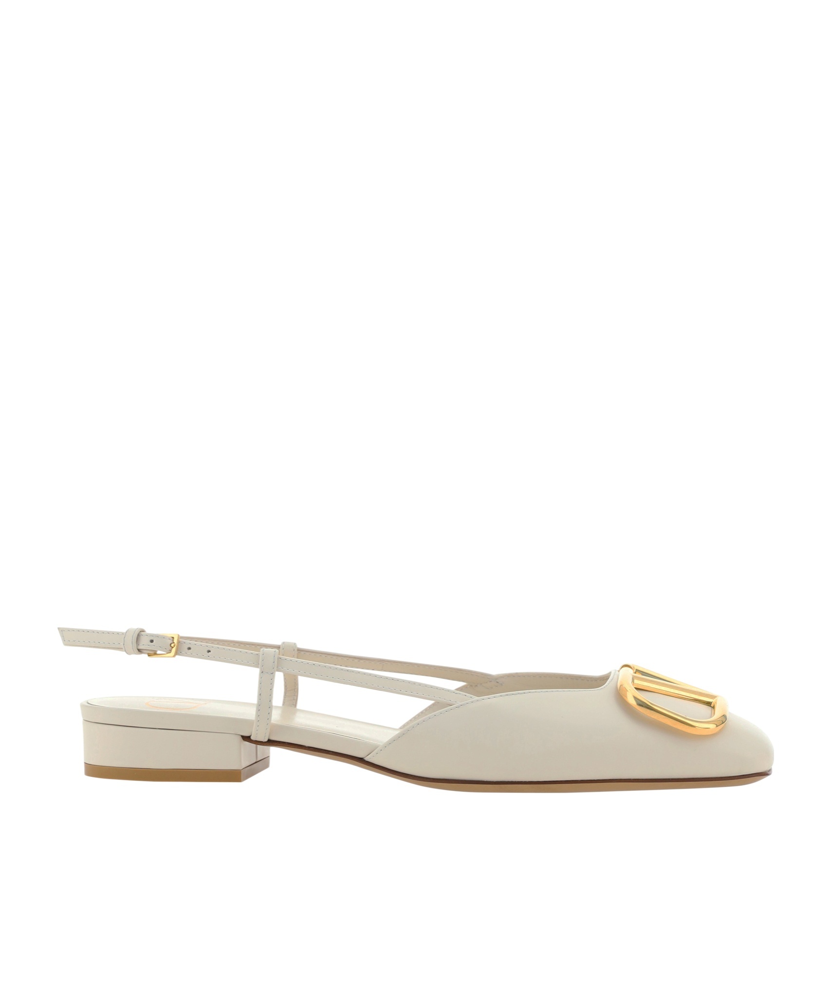 VALENTINO GARAVANI VALENTINO VLOGO SIGNATURE SQUARE TOE BALLERINA SHOES