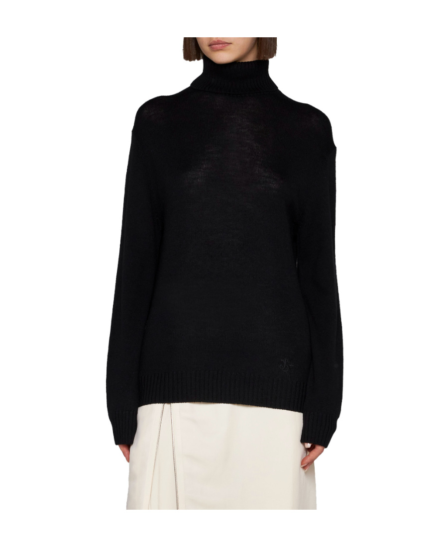 Jil Sander Wool Sweater In Black