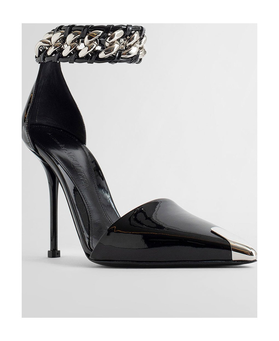 Alexander Mcqueen Punk Pumps In Black