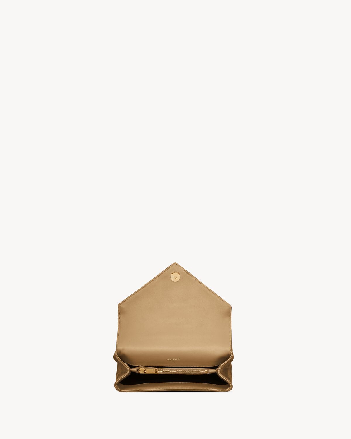 Saint Laurent College Medium Preppy Shoulder Bag In Brown