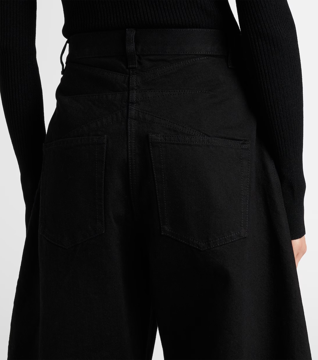 Alaïa Barrel-leg Jeans In Multi