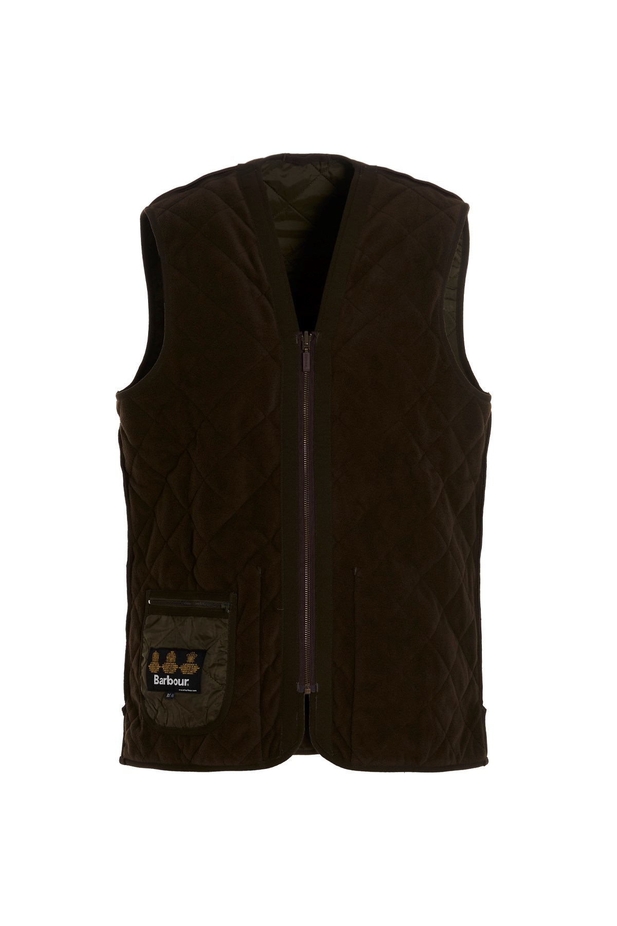 BARBOUR QUILTED POUCH-POCKET GILET