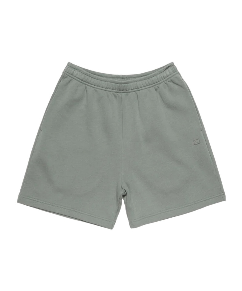 Acne Studios Fleece Shorts In Gray