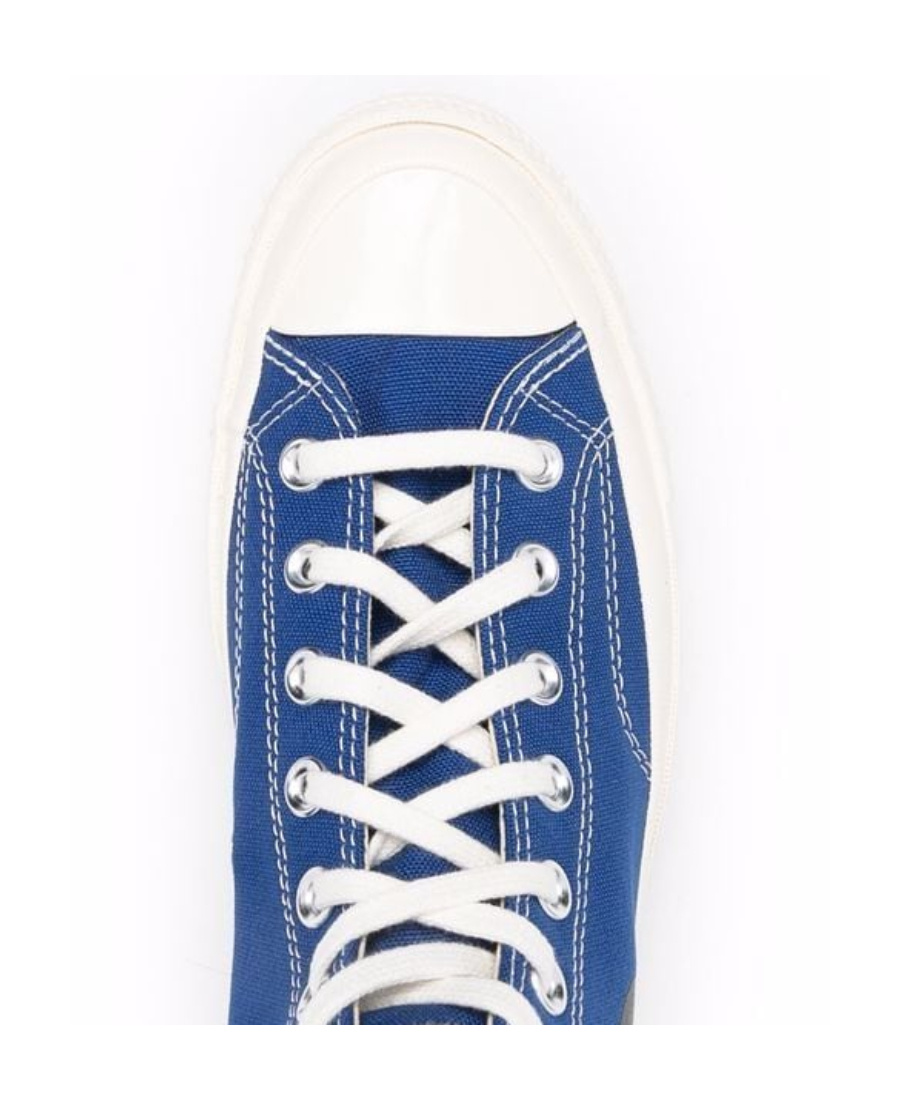 Shop Comme Des Garçons Play X Converse High-top Sneakers In Blue