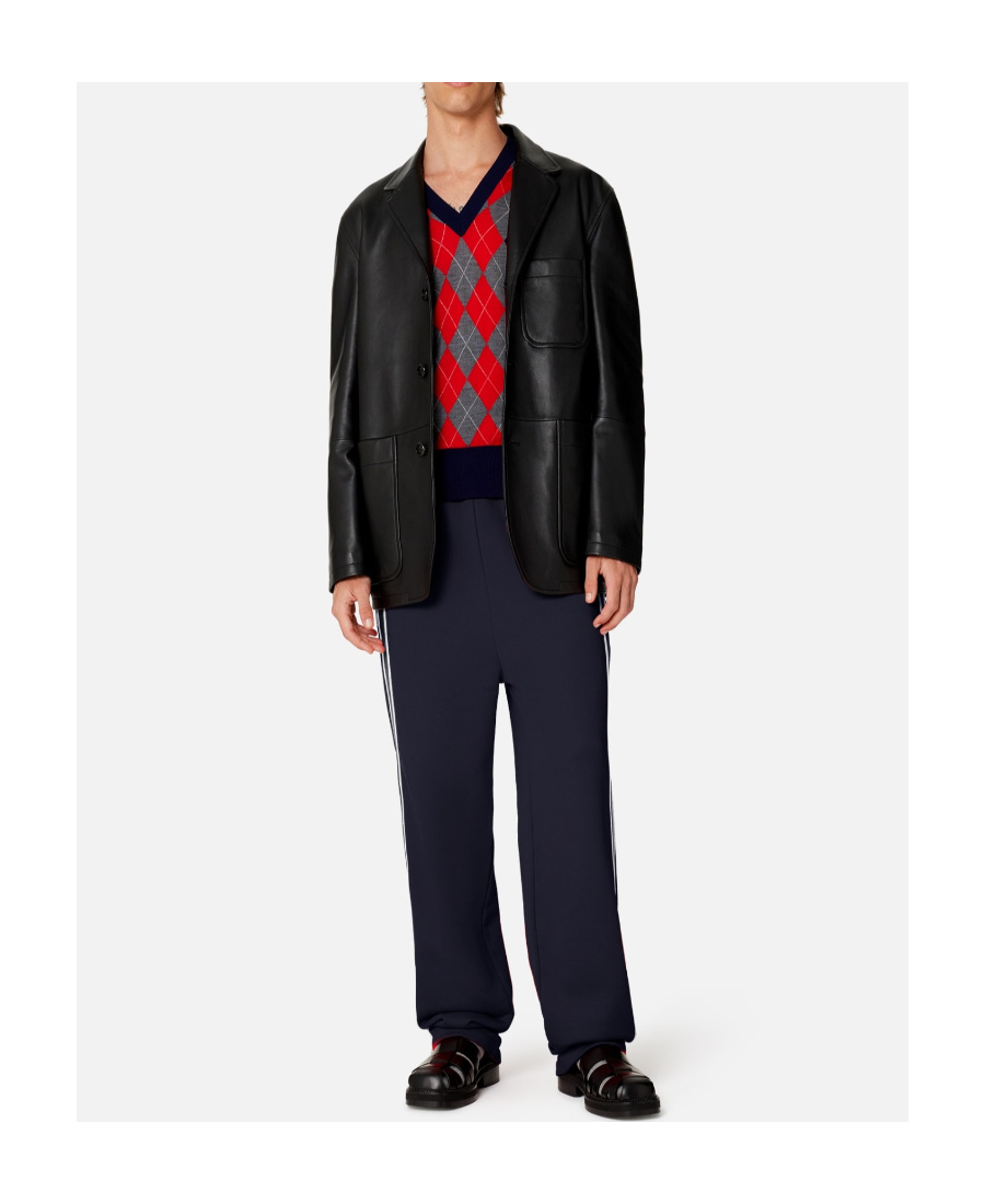 AMI ALEXANDRE MATTIUSSI SIDE-STRIPE DRAWSTRING TRACK PANTS 