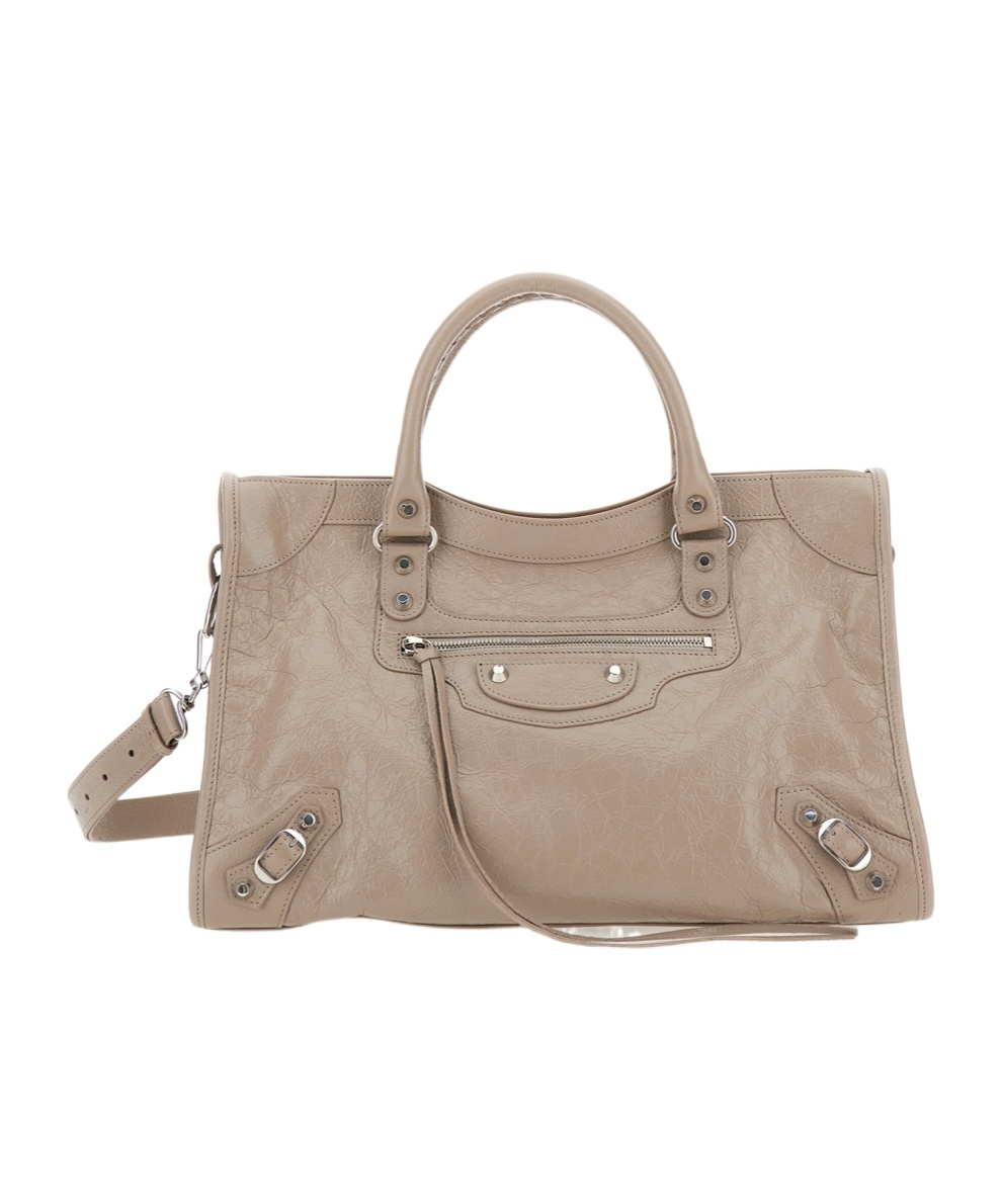 Balenciaga Le City Medium Bag In Nude