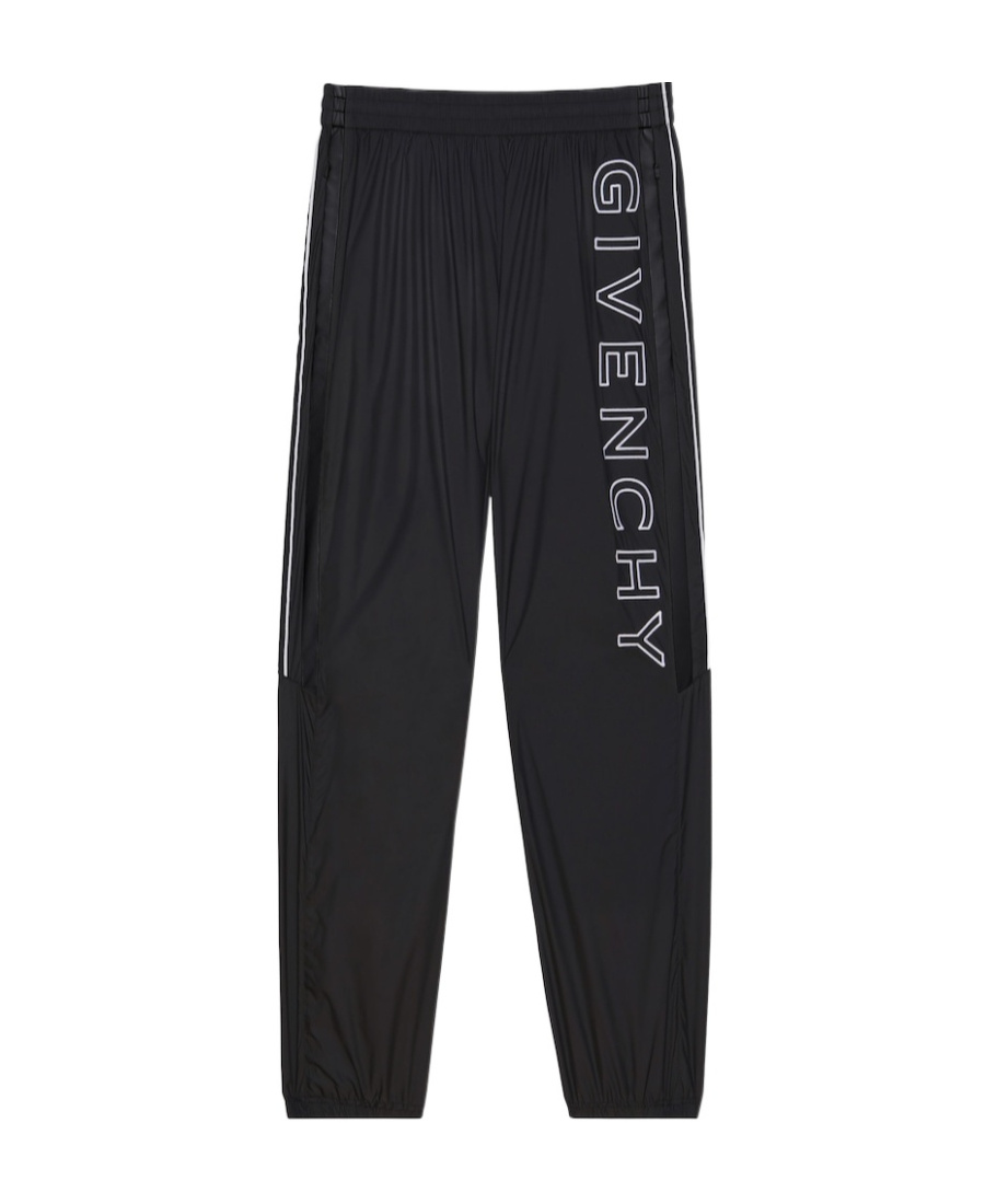 Givenchy Embroidered-logo Detail Track Pants In Black