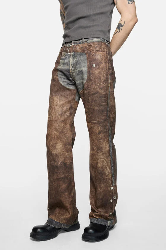 Acne Studios Men Regular Pantalone In Multi