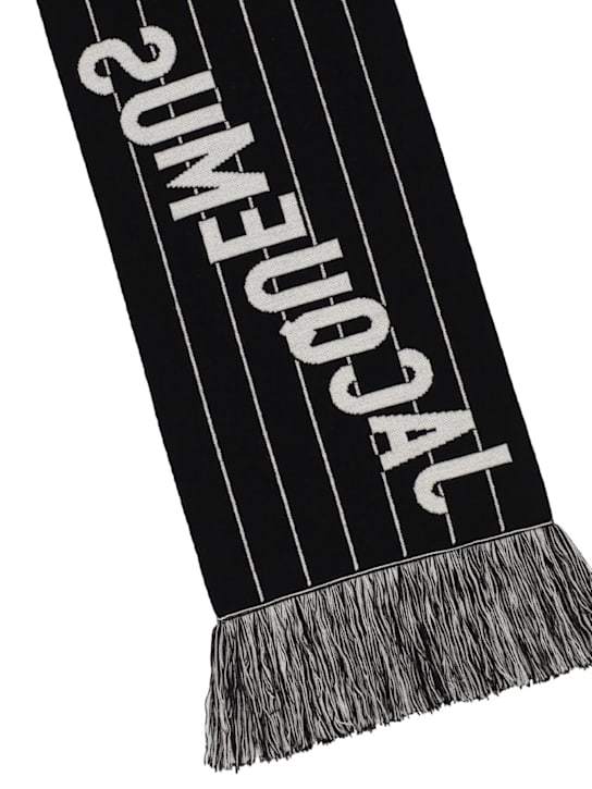 Jacquemus Merino-blend Logo Liga Scarf