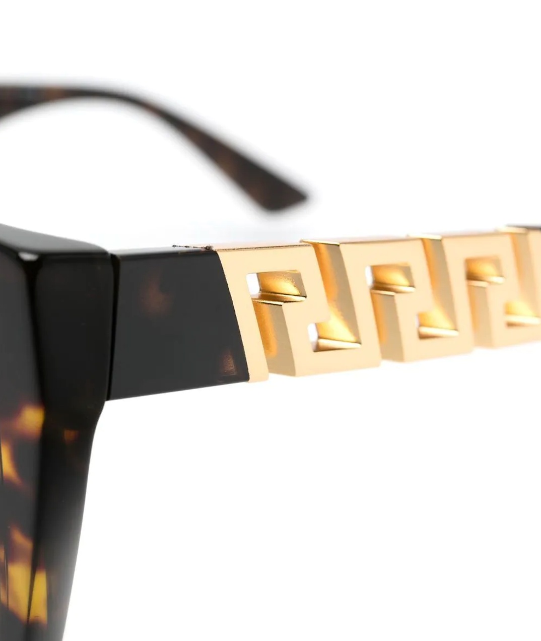 Versace Eyewear Square Frame Sunglasses In Gray
