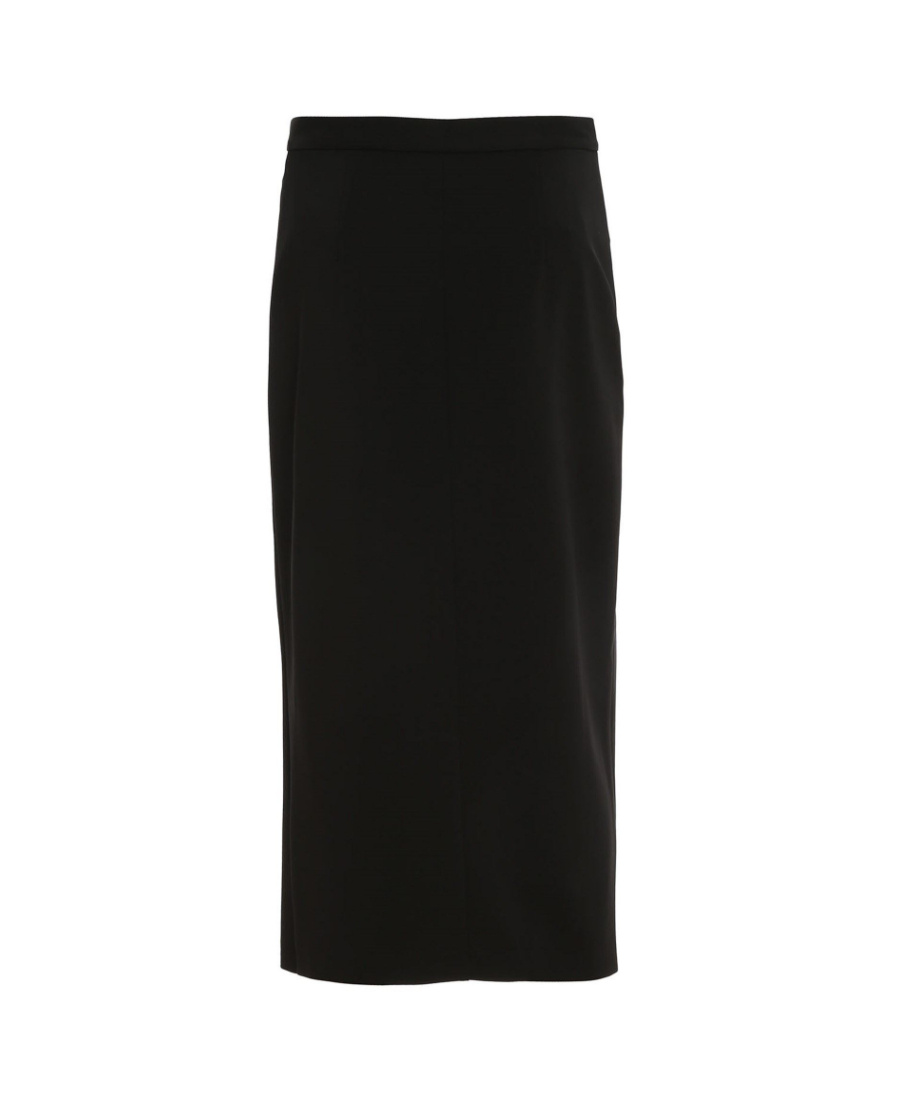 Pinko High Waist Skirt In Black