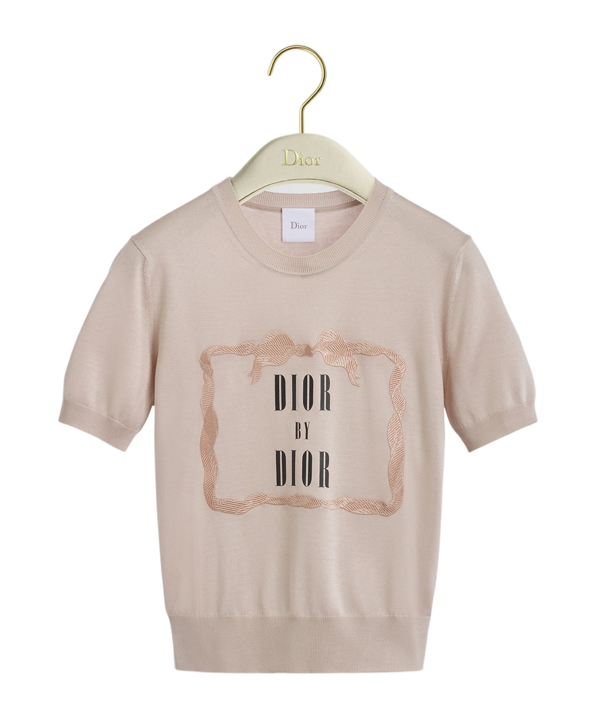 Dior Book Cover Short-sleeved Sweater In Neutral