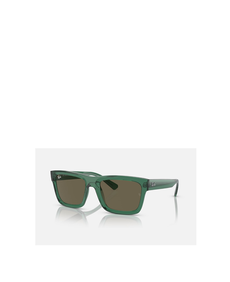 Ray Ban Ray-ban Warren Rectangular Frame Sunglasses In Green