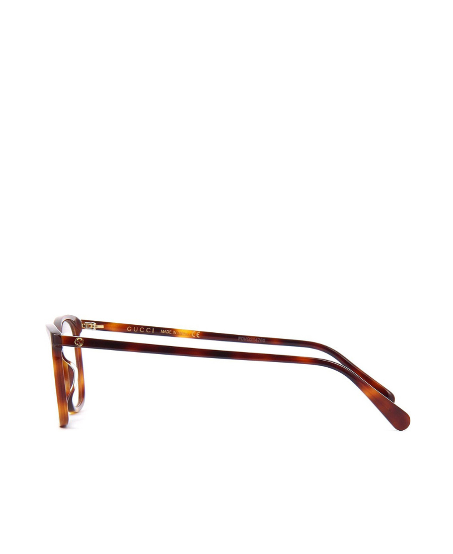 Gucci Tortoiseshell Rimmed Glasses In Brown