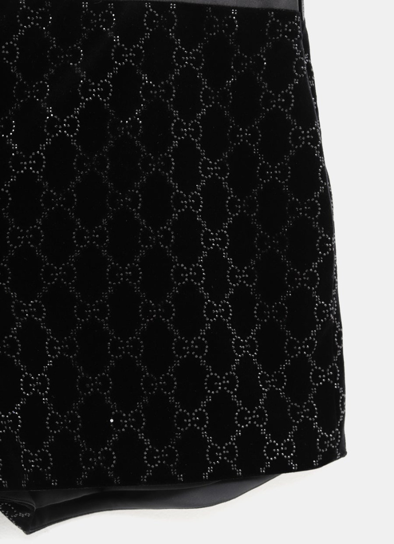 Gucci Embellished Shorts In Black