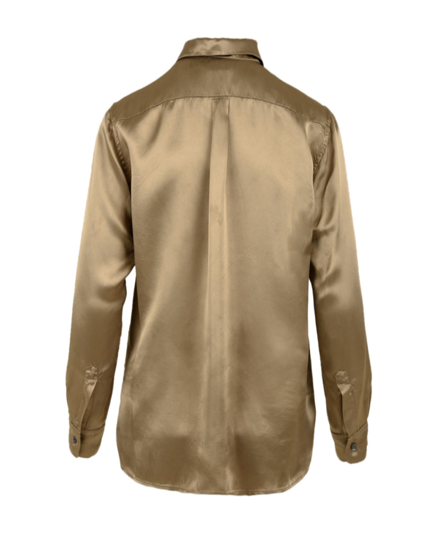 Aspesi Shiny Shirt In Nude
