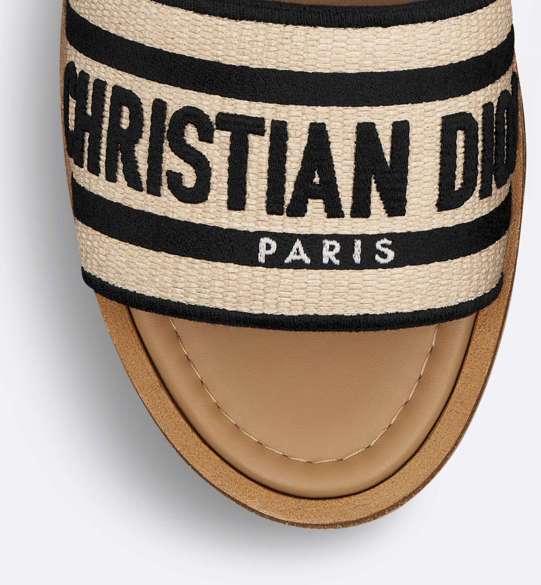 Dior Dway Platform Slide In Nude