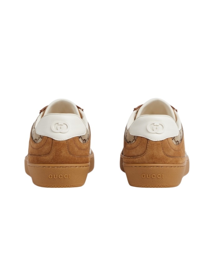 Gucci Sneakers With Incrocio Gg In Brown
