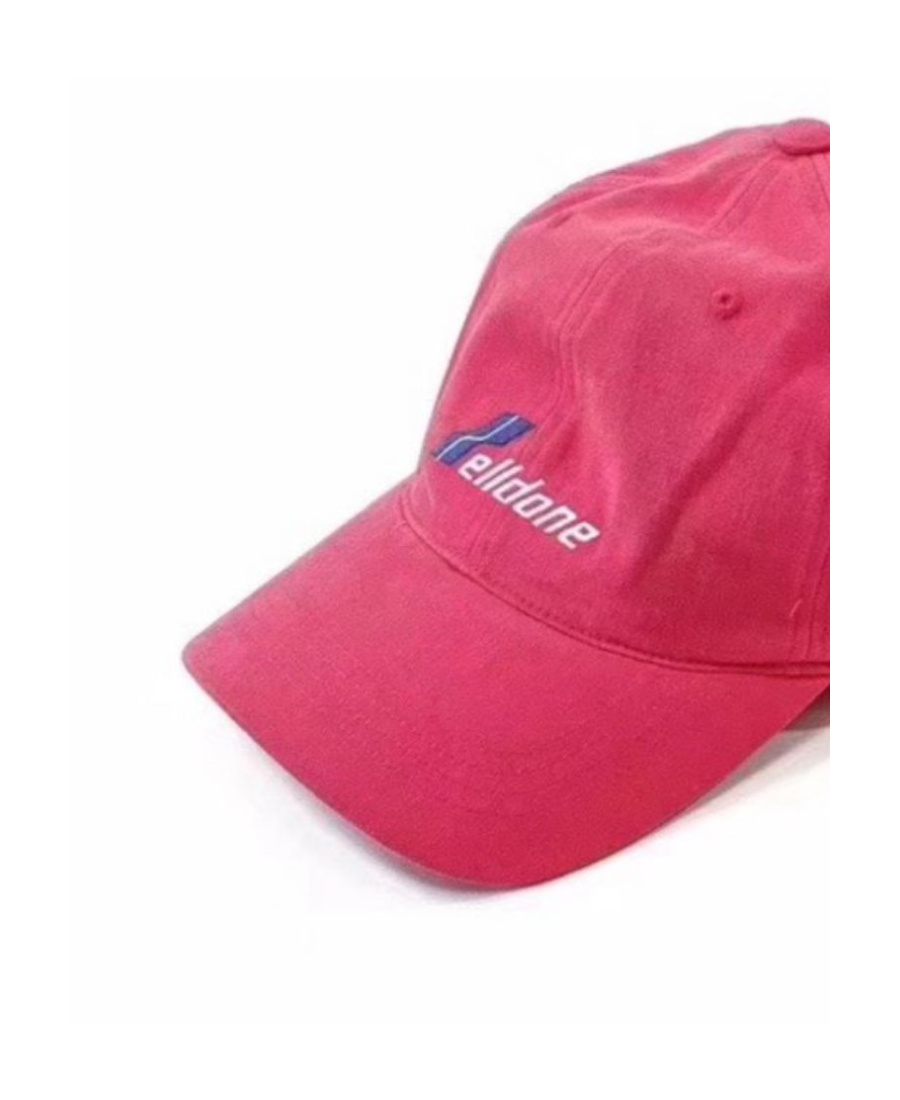 We11 Done Embroidered Logo Cap In Pink