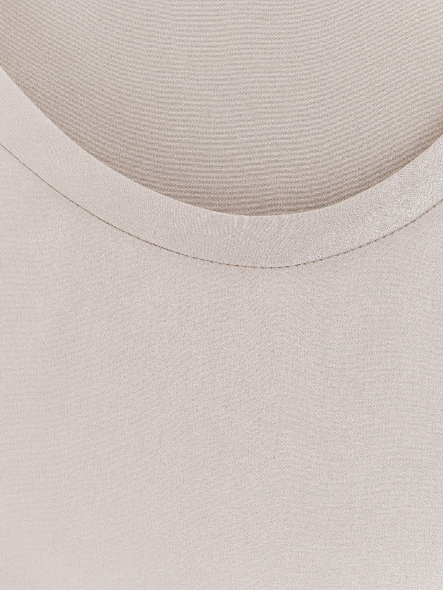 Brunello Cucinelli Satin Tank Top In White