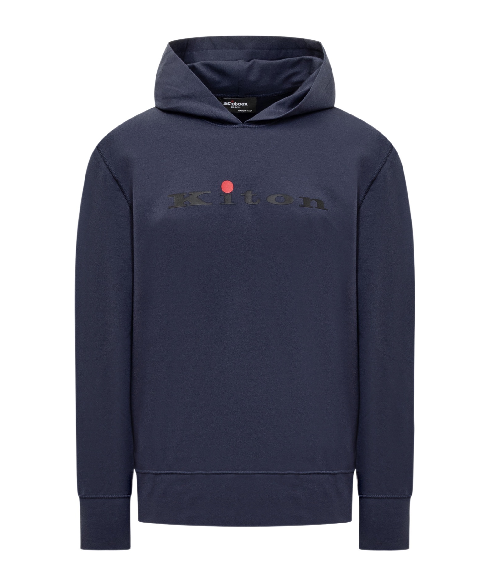 Shop Kiton Long-sleeved Sweater In Black