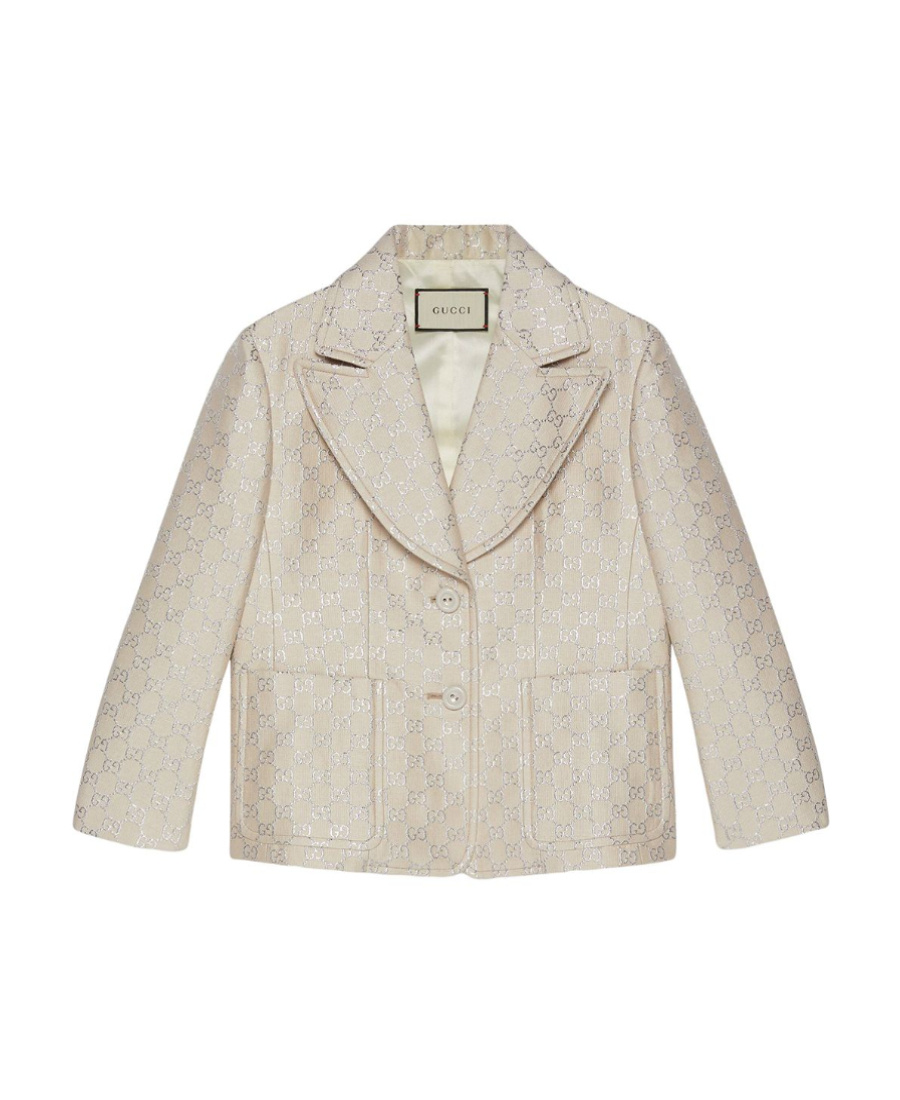 GUCCI GG JACQUARD-WOVEN BLAZER
