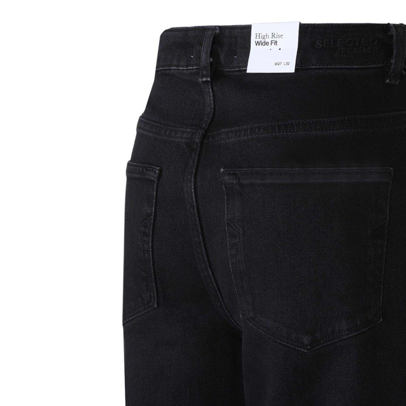 Selected Denim Trousers With Belt Loops