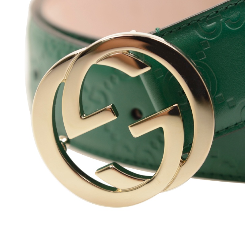 Gucci Signature Belt In Green
