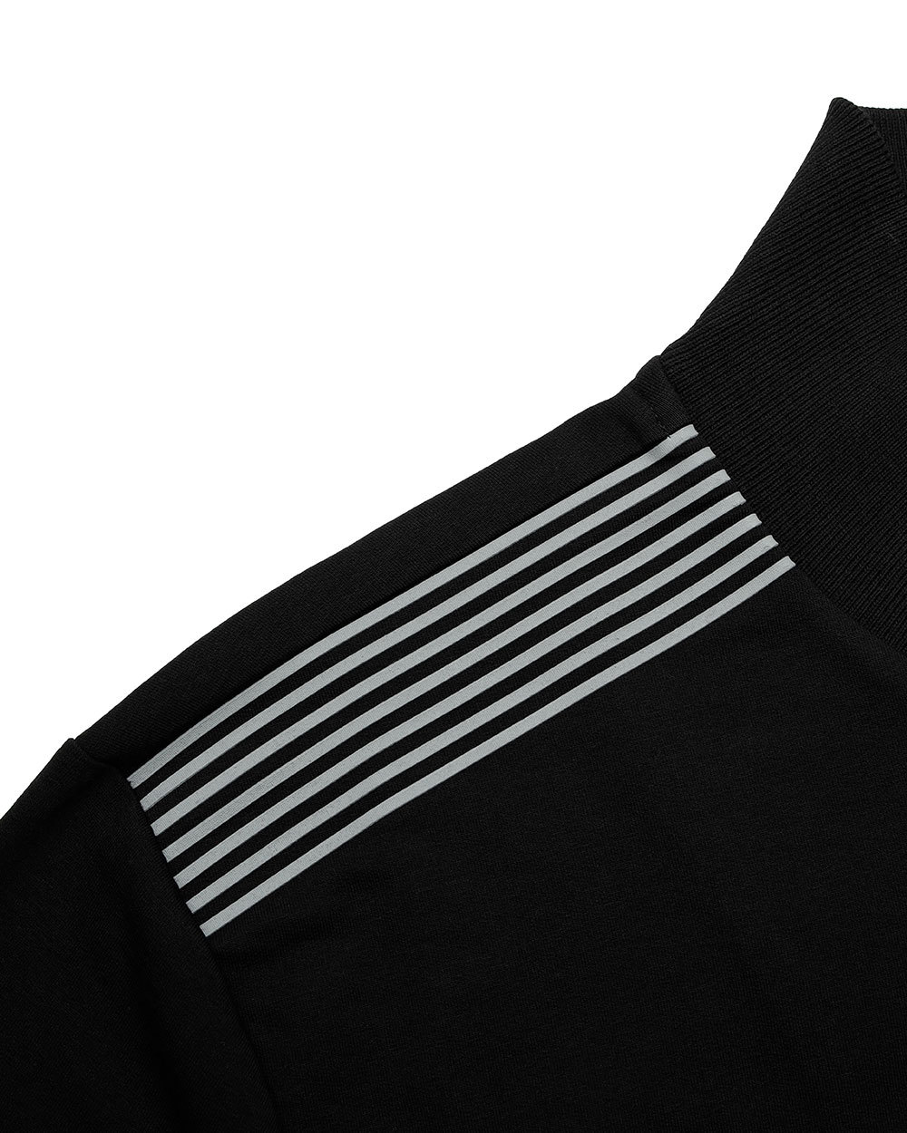 Ea7 Standing Collar Casual Jacket In Black